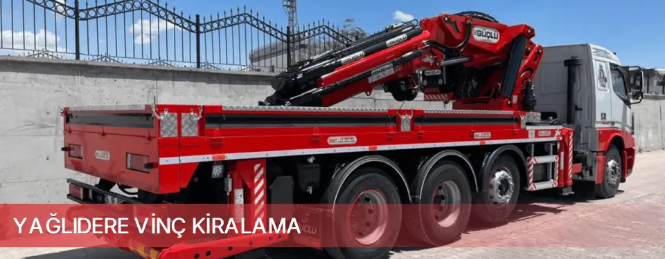 Yağlıdere İlçemi Vinç Kiralama
